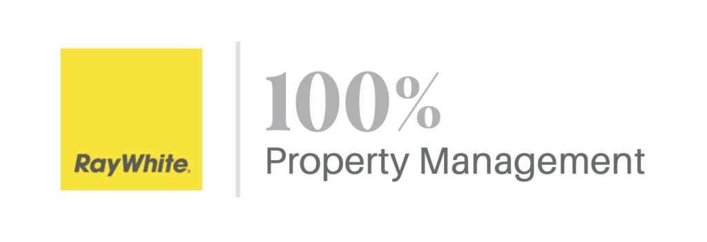 RayWhite 100% Property Management Logo